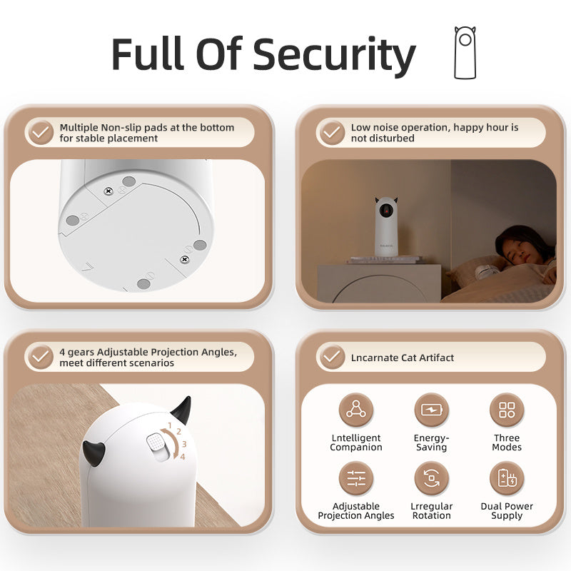Electric Automatic Infrared Cat Laser Toy